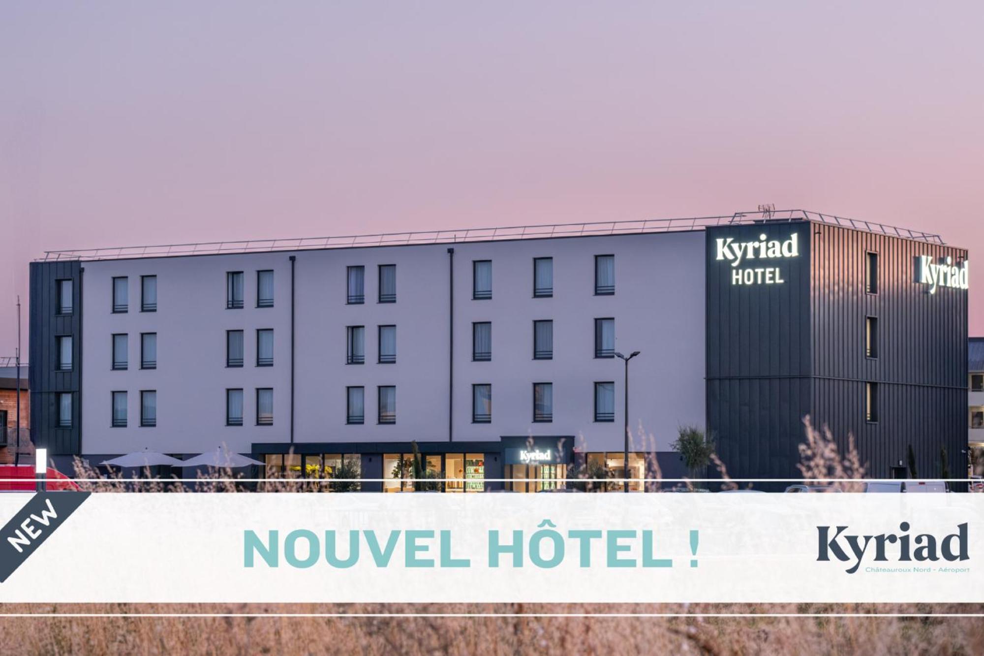Kyriad Chateauroux Nord - Aeroport Deols Екстер'єр фото